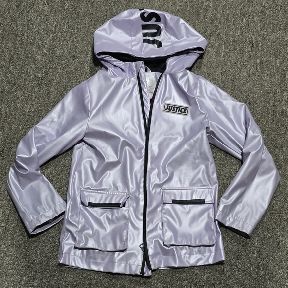 Justice Other - Justice Black and Purple Jacket